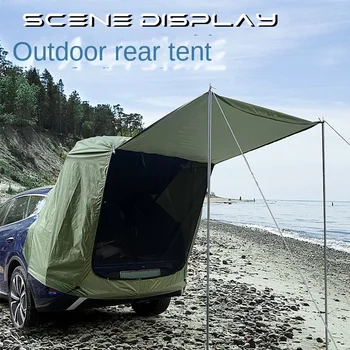 Задна врата палатка балдахин офроуд къмпинг пикник свободно време открит кола палатка слънцезащита водоустойчив удобен
