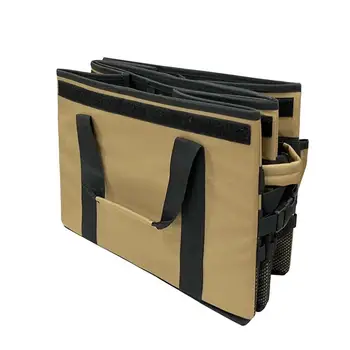 Автомобилен мулти-джобен организатор на багажника Сгъваема чанта за съхранение с голям капацитет Багажник за съхранение и подреждане на багажника Организатор Аксесоари за кола