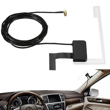DAB DAB Автомобилна радио антена с LED индикатор Универсална стойка за камиони, автомобили, RVs & SUV Лесна инсталация на лепило Насладете се