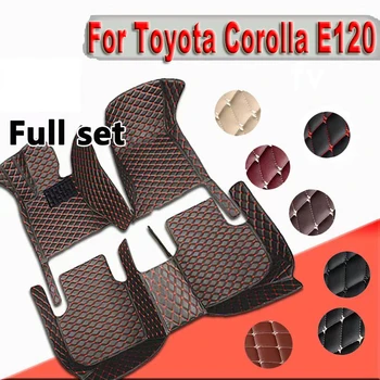 Стелки за кола за Toyota Corolla E120 2001 ~ 2007 водоустойчиви защитни автомобилни стелки напълно определени Acesorios Para Autos аксесоари за кола
