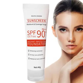 Spf 90 Слънцезащитен крем Слънцезащитен протектор за лице Слънцезащитен крем и слънцезащитен крем за лице Ръце Бедра Uva/Uvb широк спектър