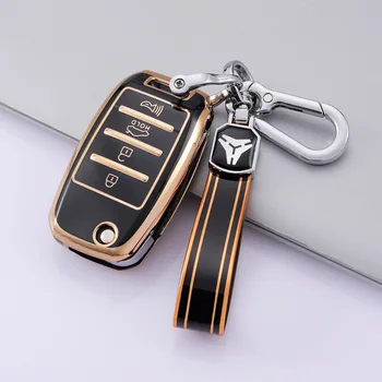 4 бутона TPU калъф за ключ за кола за Kia Soul 2014