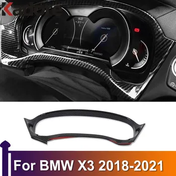 За BMW X3 2018 2019 2020 2021 Централно табло панел капак лента инструмент контрол подстригване кола стайлинг интериорни аксесоари