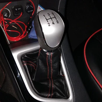 PU Кожена скоростна пръчка Shifter Копче Cover Boot Маншет Shift лост охрана Auto Universal ръчна смяна копче копче Shift лост охрана