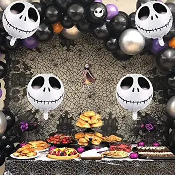 10pcs/Set Хелоуин парти тиква прилеп фолио балони скелет паяк надуваеми въздух Globos детски играчки декорация за дома на открито
