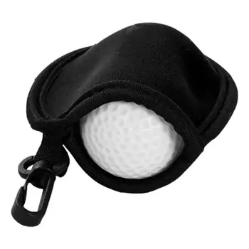Преносима торбичка за почистване на топки за голф Преносима джобна шайба с клип Голф Почистваща торбичка Избършете чанти за чисти топки за голф навсякъде
