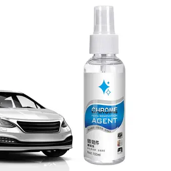 100ml спрей за отстраняване на ръжда за автомобили Auto Chrome Cleaner Liquid Car Rust Preventive Coating Agent Car Cleaning Wax For Sedan Car SUVs