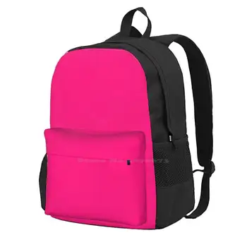 Горещо розово-най-ниска цена на място раници за училище тийнейджъри момичета пътни чанти един цвят прост обикновен твърд минималистичен за нея