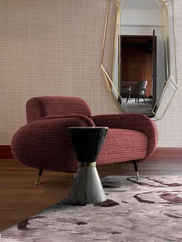 Light луксозен диван стол удобно усещане за сядане хол балкон отдих стол стол Nordic прост стил един гръб chai