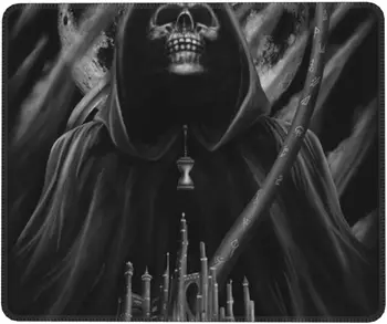 Dark Grim Reaper Castle Mouse Pad Gaming Mousepad Non-Slip Rubber Mouse Mat for Computer Desk Laptop Office Work Home Подаръци