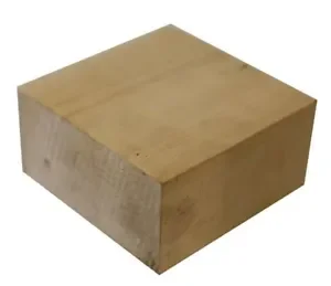 Basswood Bowl/Platter Turning Blank Square Carving Wood Block 6