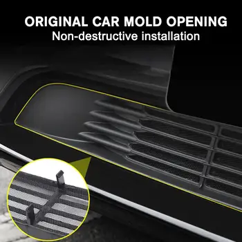 Мрежа за защита от насекоми за Tesla Модел Y Модификация на решетката на автомобила Преден багажник Климатик Капак Вход за въздух Защитни аксесоари