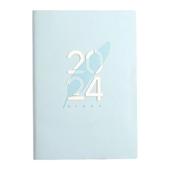 2024 Дневник A5 Дневник A5 Daily Planner Бележник за коледен подарък Дневници за рожден ден за 2024
