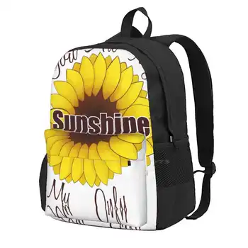 Ти си моята слънчева мода пътуване лаптоп училище раница чанта ти си моето слънце ми само