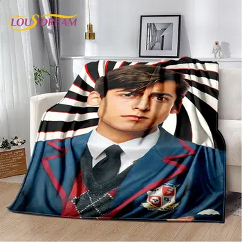 Чадърът Академия ТВ филм Меко плюшено одеяло,фланелено одеяло за хвърляне на одеяло за хол спалня легло диван пикник покритие дете