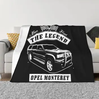 Opel Monterey Car Blanket Sheet Спално бельо Дишащ диван Одеяло Механично измиване