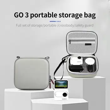 PU камера калъф за носене против сблъсък водоустойчив пътуване защитна чанта за съхранение за Insta 360 GO3 аксесоари
