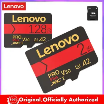 Оригинален Lenovo 1TB Micro TF SD карта с памет TF / SD карта 128GB 256GB 512GB мини карта с памет Class10 за камера / телефон таблет