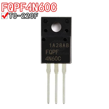 10PCS FQPF4N60C TO-220 4N60C 4N60 TO220 FQPF4N60 нов MOS FET транзистор