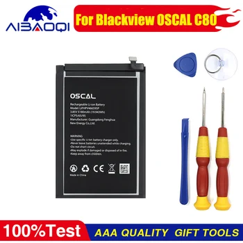 Чисто нов оригинал за Blackview OSCAL C80 батерия за мобилен телефон с висок капацитет 5180mAh резервни батерии