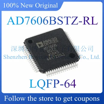 NEW AD7606BSTZ-RL. Оригинален оригинален специален аналогово-цифров преобразувател чип. Пакетиран LQFP-64
