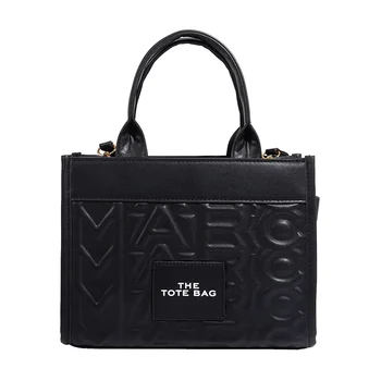Дамски чанти голям капацитет голяма пазарска чанта релефни писмо пътуване чанта луксозен дизайнер чанта дами случайни рамото пратеник чанти