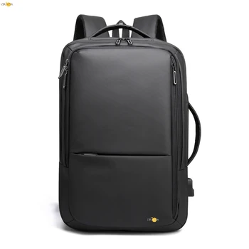 CFUN YA луксозна бизнес раница 15.6 лаптоп раници голям капацитет пътуване чанта USB такса ученическа чанта за студенти мъже чанта