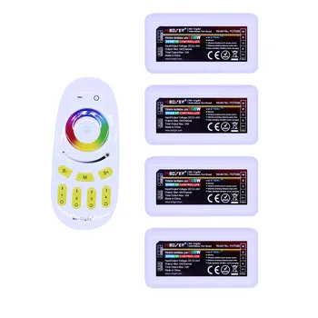 Mi BOX Light RGBW RGBCCT 5-пинов контролер DC12-24V 2Ax4CH FUT038 039 037 036 FUT096 2.4G RF безжичен 4-зоново дистанционно