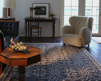 Ретро стил килим напреднали вълна американски хол масичка за кафе вила стая спалня проучване