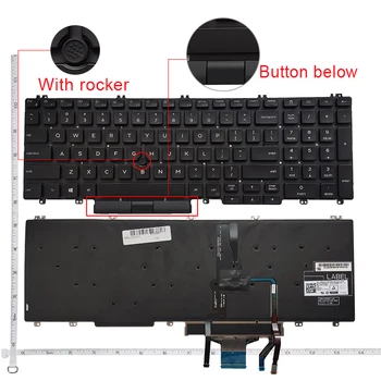 US/UK Клавиатура с подсветка за Dell Precision