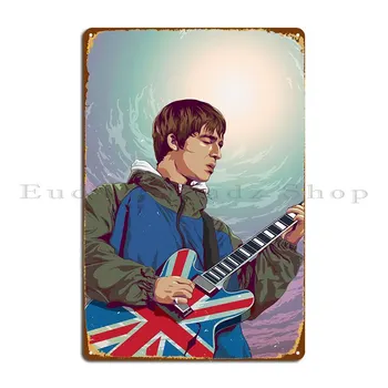 Noel Gallagher Метална плака плакат Създаване на стена Създаване на смешни кухненски калай знак плакат