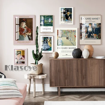 Едуар Мане импресионизъм фигура живопис изложба музей плакат реализъм платно стена стикери хол спалня дома декор