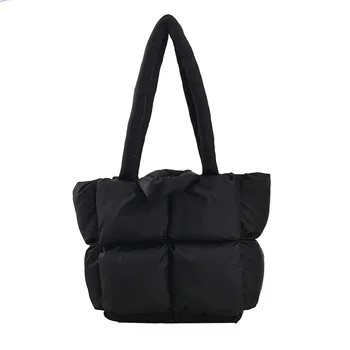 Дизайнер жени найлон чанти високо качество дами рамо пратеник чанти мода женски пътуване пазаруване чанта случайни голяма пазарска чанта нови