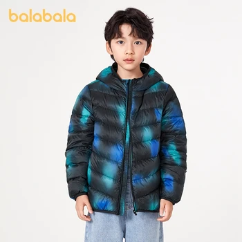 Balabala Kids Boy Down Jacket Winter Cute Parent-Child Comfortable Warm Down Jacket