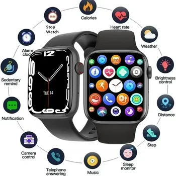 I8 Pro Max Smart Watch - Напомняне за обаждания, проследяване на съня, напомняне за съобщения, персонализирано набиране - 2023 Най-добър смарт часовник за мъже жени