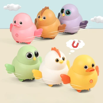 Electric Rocking Chick Cute Pet Team Магнитно взаимно привличане Ходене патенце Популярен детски подарък за играчки за деца