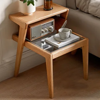 Nordic Mobile селски нощни шкафчета доста реколта център дизайн дърво нощно шкафче на открито проста маса De Chevet мебели за дома