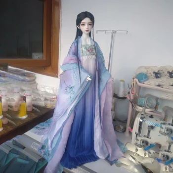1/4 1/3 мащаб древен костюм BJD дрехи китайски ханфу фея дълга рокля облекло за BJD / SD SD13 голямо момиче кукла аксесоари C2068