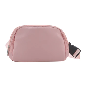 2024 Жените талията чанта Фани пакет цип гърдите чанта открит спортни Crossbody чанти случайни пътуване колан чанта джобни пари торбичка чанти