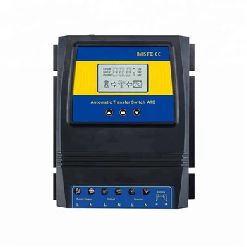 ATS контролер за зареждане на превключватели за слънчева и вятърна енергийна система DC 12V 24V 48V AC 110V 220V Автоматичен контролер за трансфер
