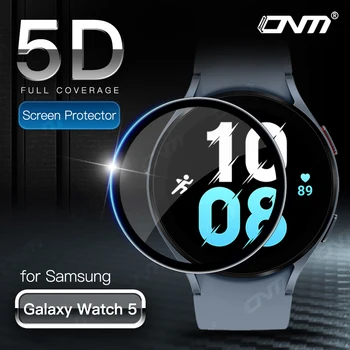 5D Full Screen Protector за Samsung Galaxy Watch 5 Pro 45MM Меко защитно фолио за гледане 5 4 40MM 44MM аксесоари (не стъкло