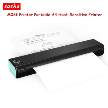 Mr.In M08F принтер Портативен A4 термочувствителен принтер Bluetooth интерфейс Поддръжка на непрекъснат хартиен принтер за татуировки