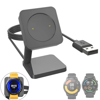 Настолна стойка зарядно адаптер USB кабел за зареждане Държач за док станция за Xiaomi Watch S1 Active / Mi Watch / Color 2 Power Charge