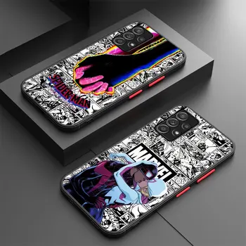 Cover Funda Luxury Marvel Spiderman Venom калъф за телефон за Samsung Galaxy A22 A73 A23 A33 A32 A24 A54 A72 A14 A53 A52 A12 A13 A34