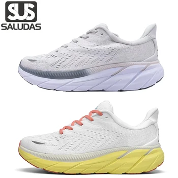 SALUDAS Clifton 8 Обувки за бягане Фитнес крос-тренировъчни обувки Омекотяващи обувки за бягане Леки спортни обувки против хлъзгане