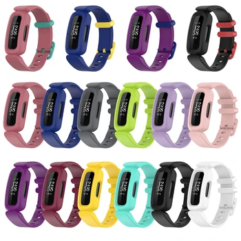 Ленти за Fitbit Ace 3 Детски силиконови водоустойчиви гривна аксесоари Спортен часовник каишка замяна за Fitbit Ace 3 момчета момичета