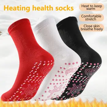 Отопление Чорапи Абсорбиращ потта дезодорант Антифрикционен антифризинг Висока еластичност Поддържайте топло на открито Чорапи за самонагряваща се терапия