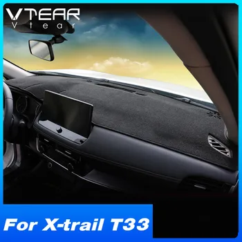 Vtear Car Dashboard Mat Dash капак за Nissan X-пътека T33 2021-2022 Анти хлъзгане килим слънце сянка подложка интериор стайлинг аксесоари