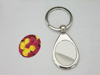 сублимация празен метален ключодържател чанта висулки подарък за деца може да отпечата снимка снимка персонализиран дизайн личност подарък K05