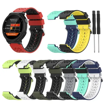 Мека силиконова каишка за часовник за замяна на часовник за Garmin Approach S2 S4 Спортен гривна колан за Garmin Vivoactive Watch